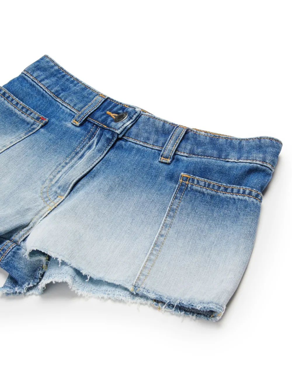 MAX&Co. Kids Shorts met gebleekt effect Blauw