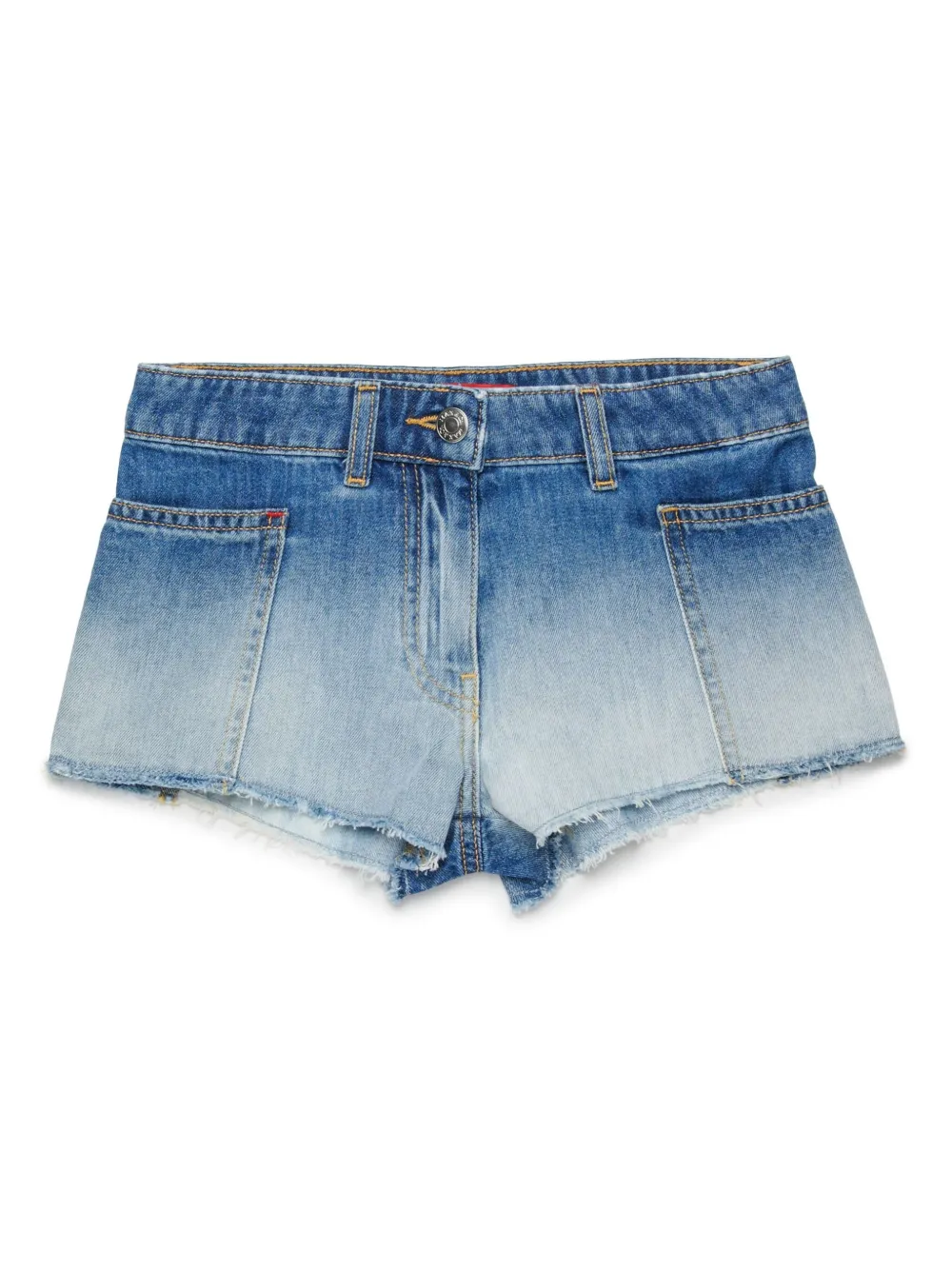 MAX&Co. Kids Shorts met gebleekt effect Blauw