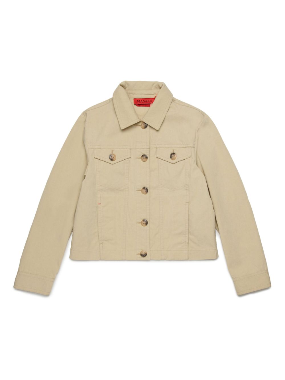 MAX&Co. Kids button-up jacket - Neutrals