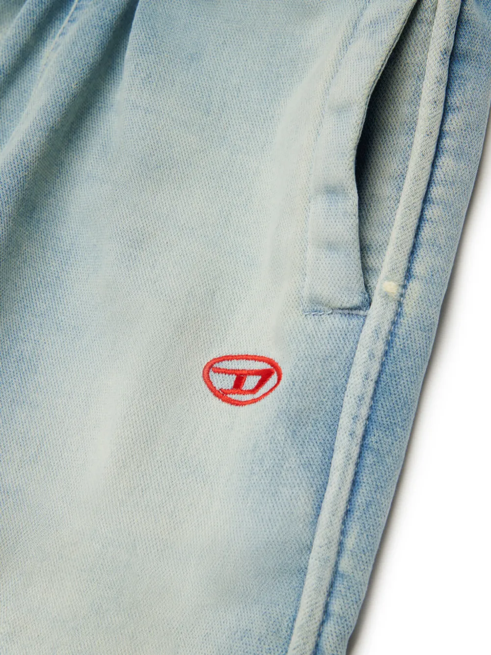 Diesel Kids Plab jeans met toelopende pijpen Blauw