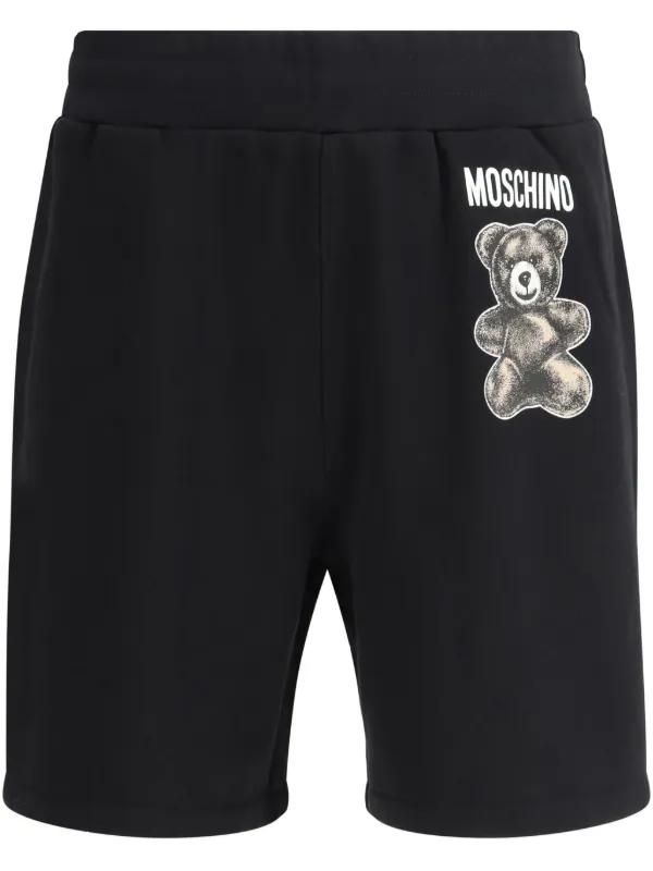 【関税込み】Moschino ブラック ジャカード ショートパンツ Moschinoのブラック ジャカード ショートパンツがセール中