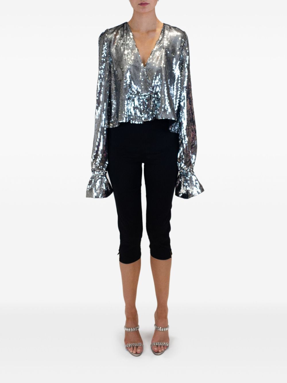 AZEEZA Thistle blouse - Zilver