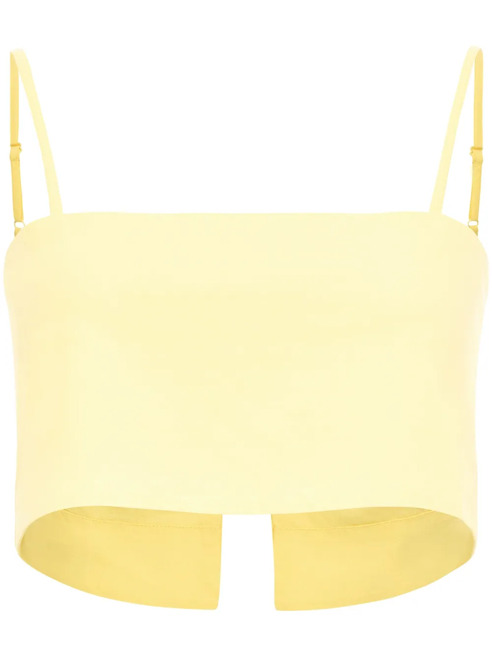 Azeeza Walton Crop Top In Yellow