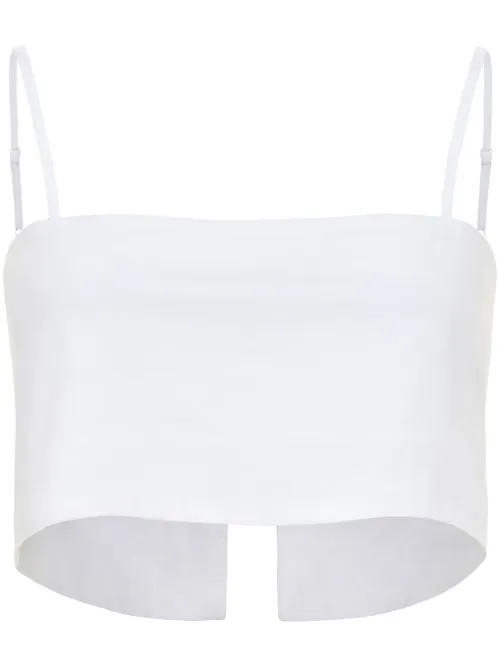 AZEEZA haut crop Walton - Blanc - AZEEZA - Modalova