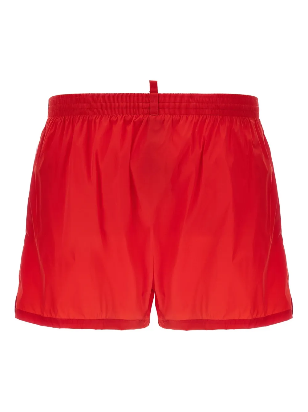 DSQUARED2 logo-print swim shorts - Rood