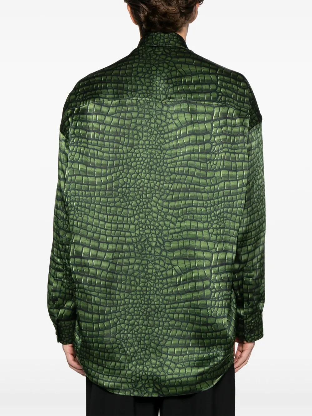 Balenciaga Cocoon shirt Groen