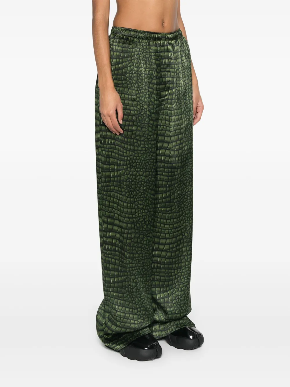 Balenciaga Broek met print Groen