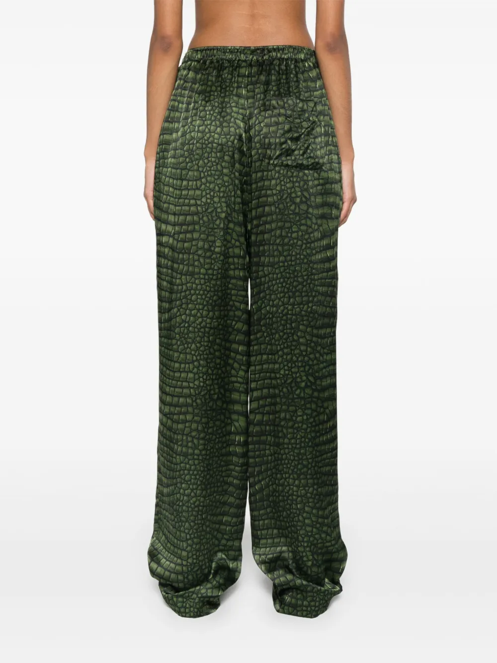 Balenciaga Broek met print Groen