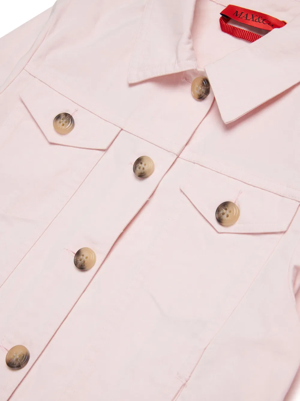 MAX&Co. Kids Jack met enkele rij knopen Roze