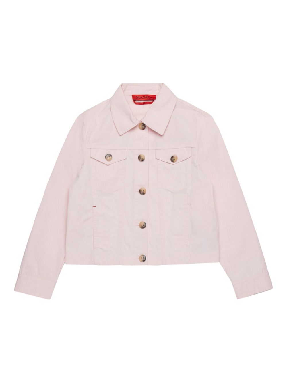 MAX&Co. Kids single-breasted jacket - Pink