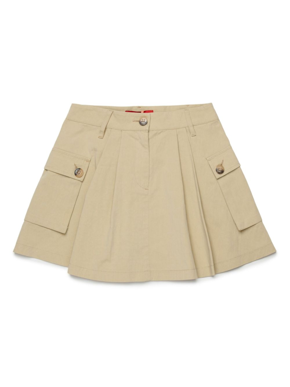 MAX&Co. Kids pleated mini skirt - Neutrals