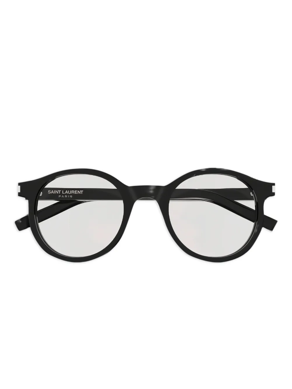 Saint Laurent Round-frame Sunglasses In Black