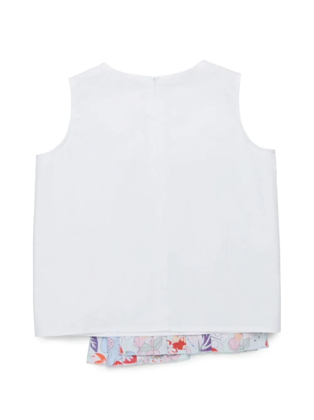 Marni Kids Holiday-print tank top - Wit