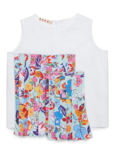 Marni Kids Holiday-print tank top