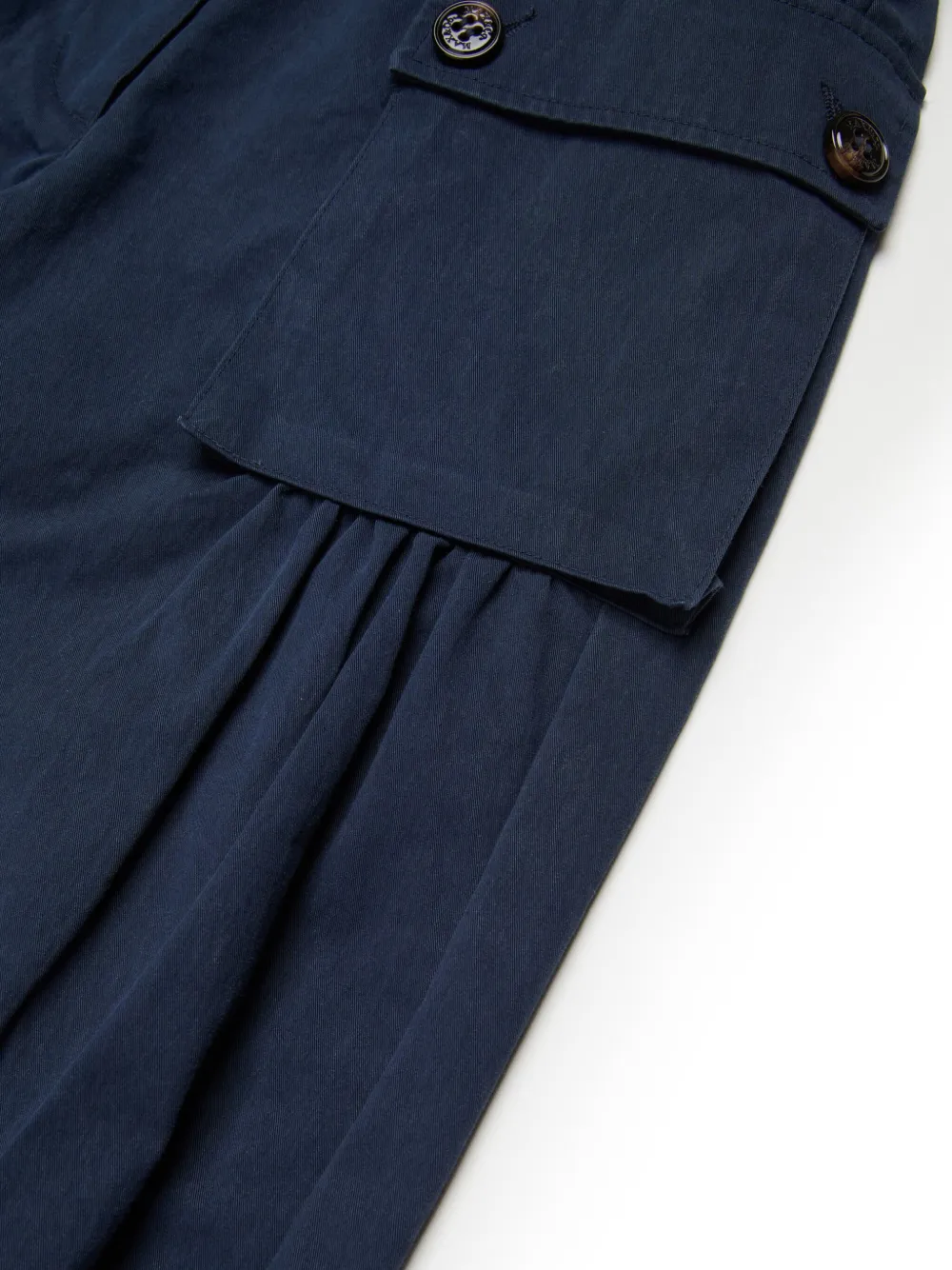 MAX&Co. Kids Broek met toelopende pijpen Blauw