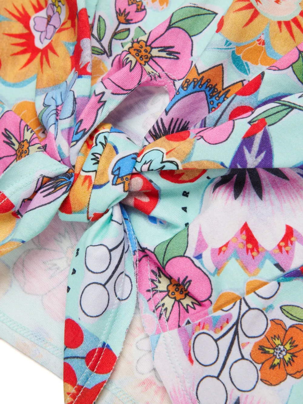 Marni Kids Holiday T-shirt Blauw