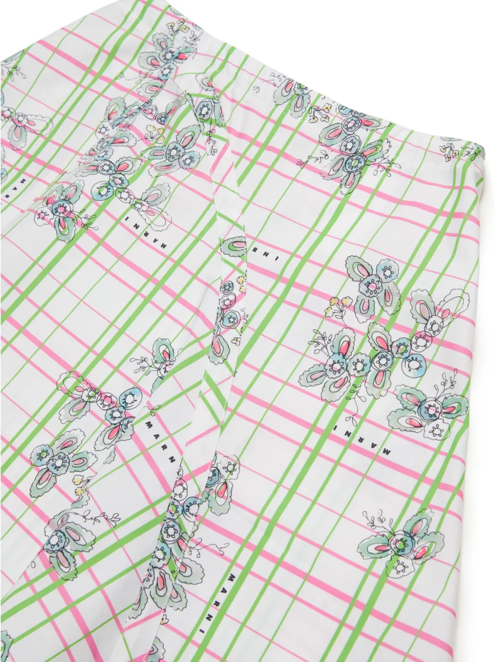 Marni Kids Greenhouse mini-rok Wit