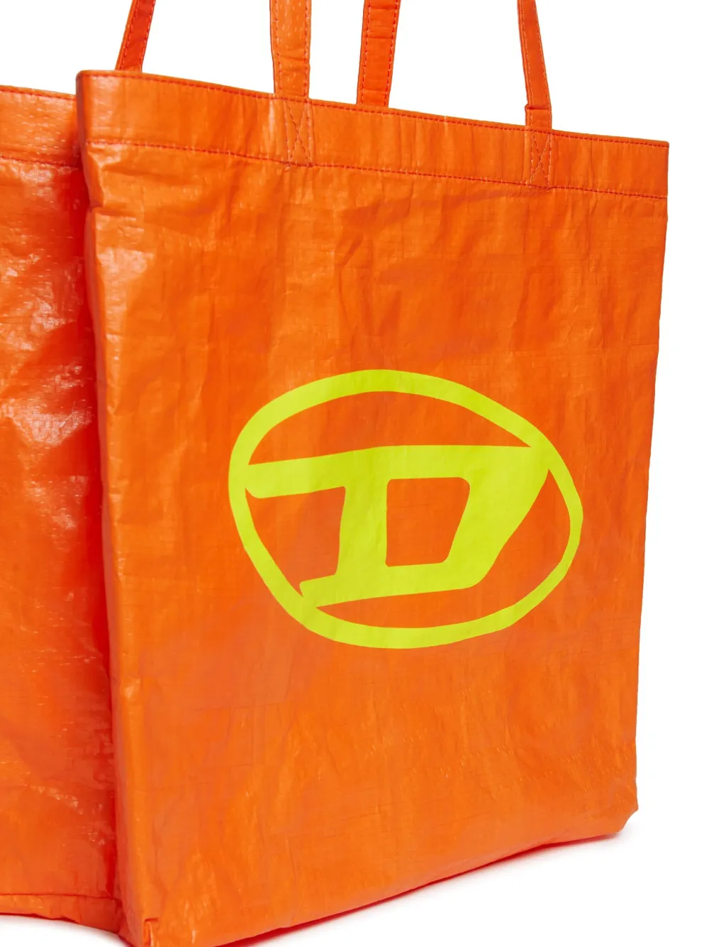 Diesel Kids Shopper met Oval D-logo Oranje