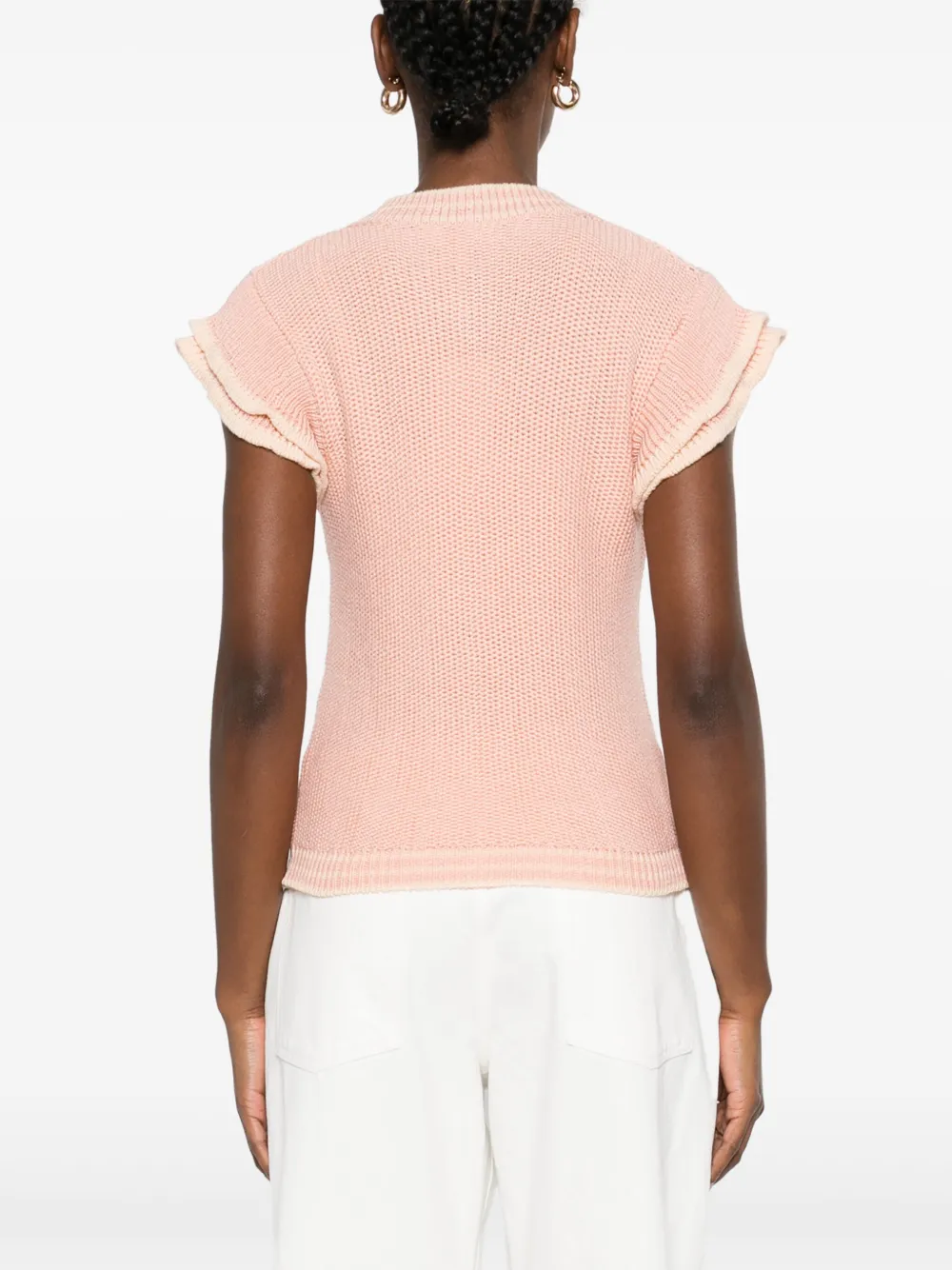 Chloé Gebreide spencer Roze