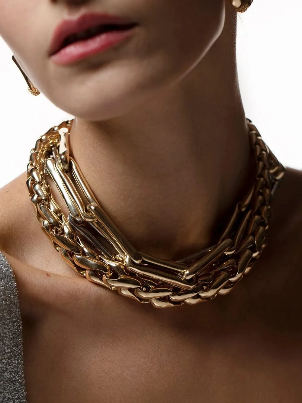 Lauren Rubinski Collana Lauren in oro giallo e bianco 14kt | Gioielleria semi-preziosa | Image 4