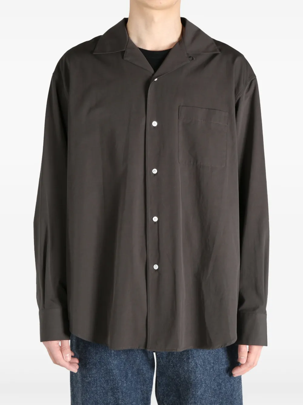 The Row cotton shirt Bruin