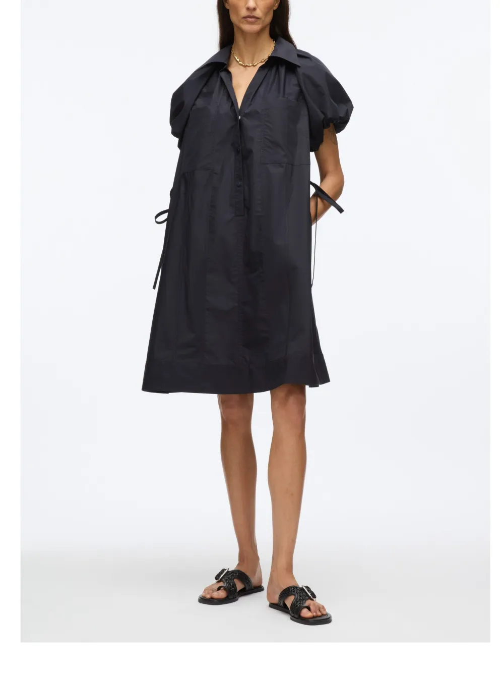 3.1 Phillip Lim poplin mini dress - Blauw