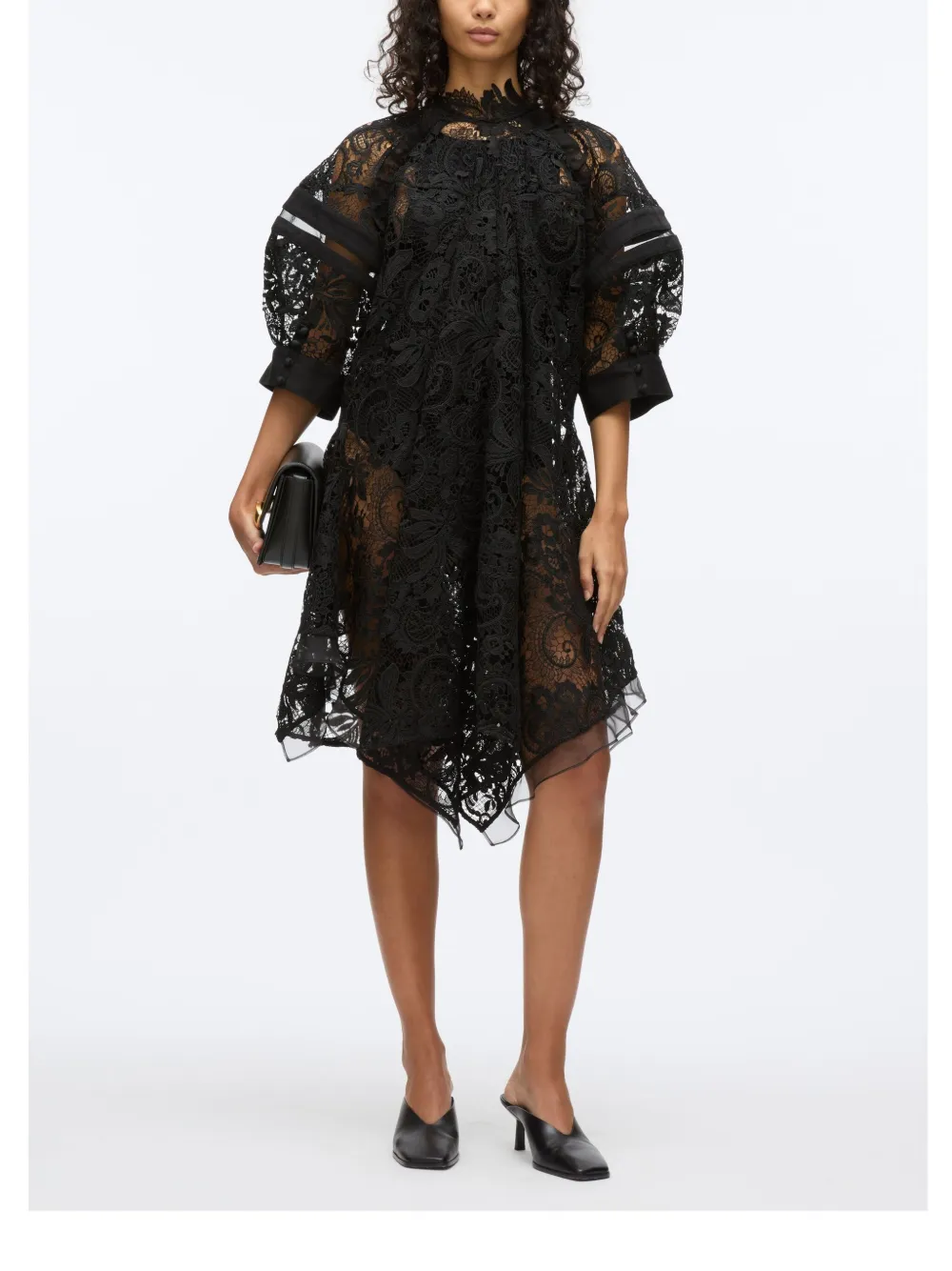 3.1 Phillip Lim lace mini dress - Zwart