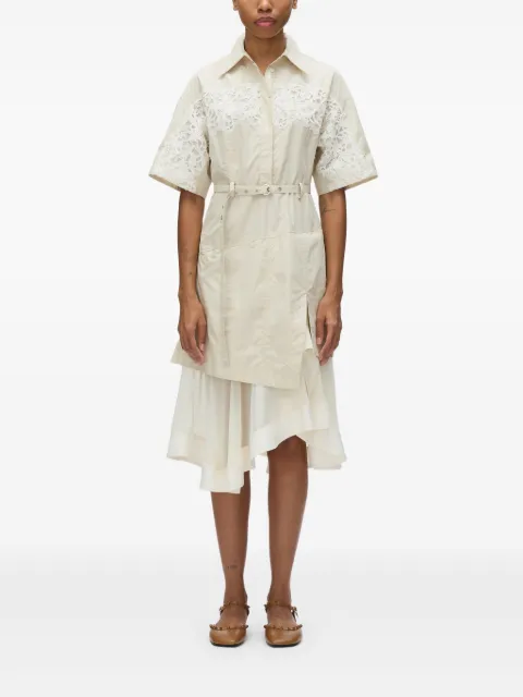 3.1 Phillip Lim vestido asimétrico de popelina