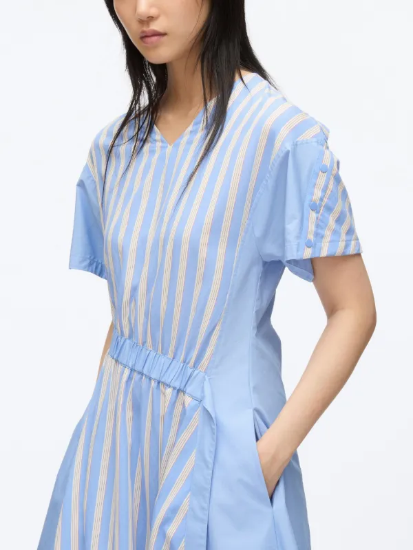 3.1 Phillip Lim ストライプ ドレス | ブルー | FARFETCH JP