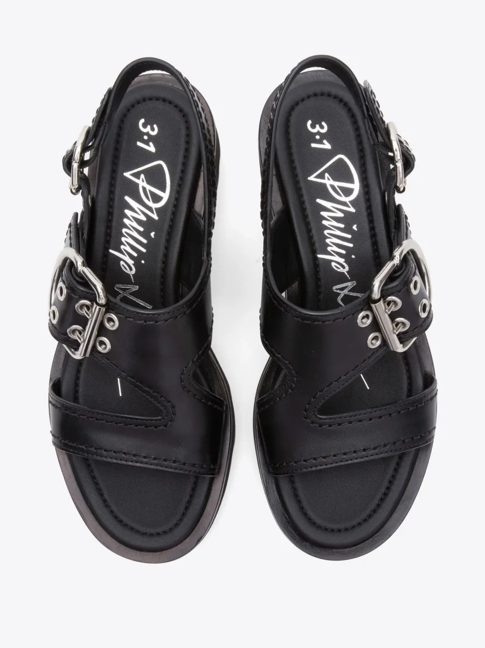 3.1 Phillip Lim Platform Sandals In Black