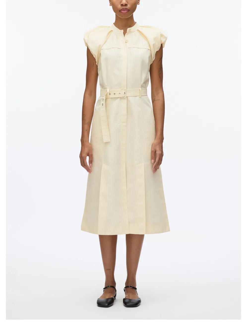 3.1 Phillip Lim Popeline jurk Beige