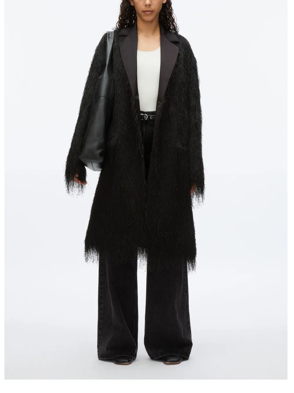 fringe tuxedo-coat