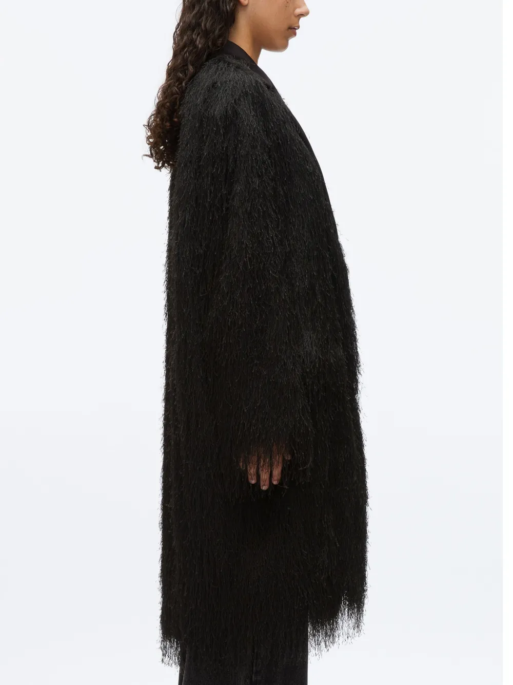 Shop 3.1 Phillip Lim Fringe Tuxedo-coat In Braun