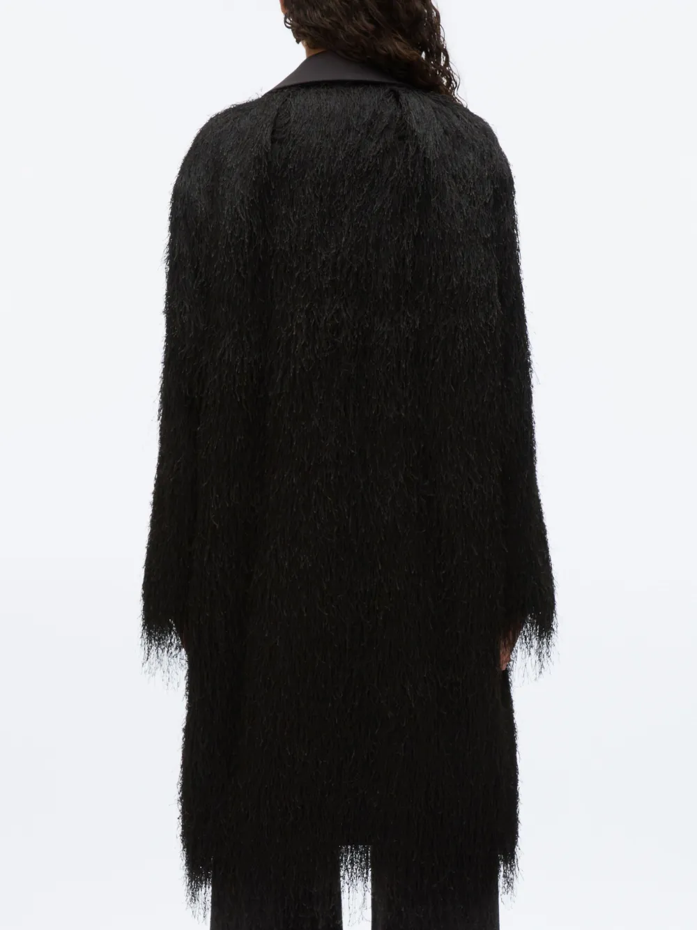 Shop 3.1 Phillip Lim Fringe Tuxedo-coat In Braun