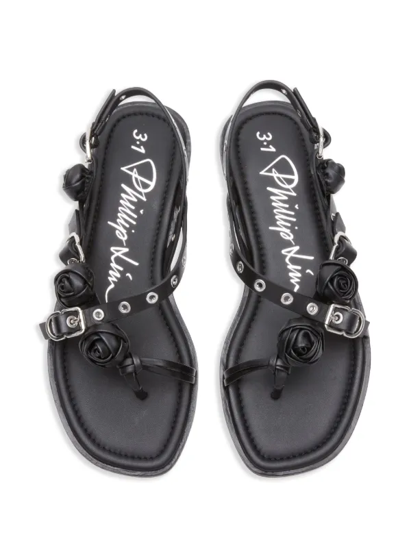 3.1 Phillip Lim ストラップ サンダル | ブラック | FARFETCH JP