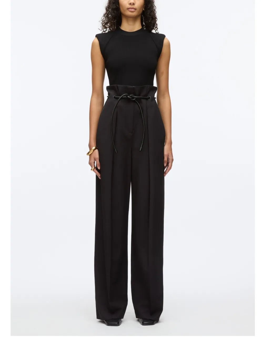 3.1 Phillip Lim High waist broek Zwart