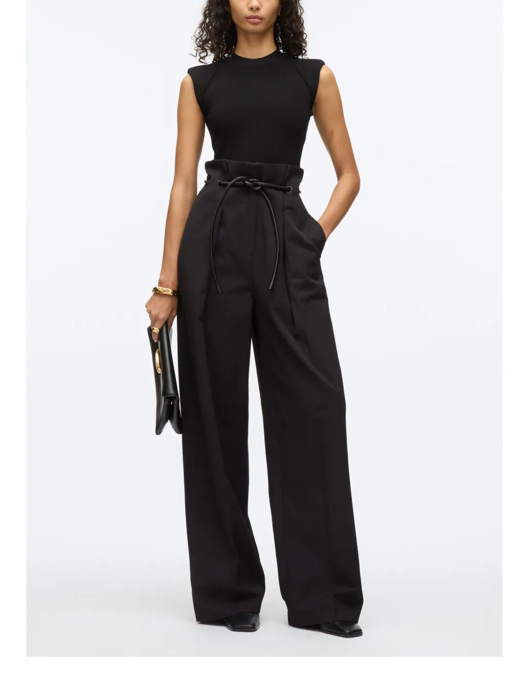 3.1 Phillip Lim High waist broek Zwart
