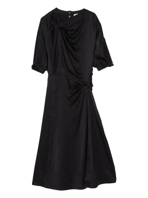 3.1 Phillip Lim gathered-neckline midi dress
