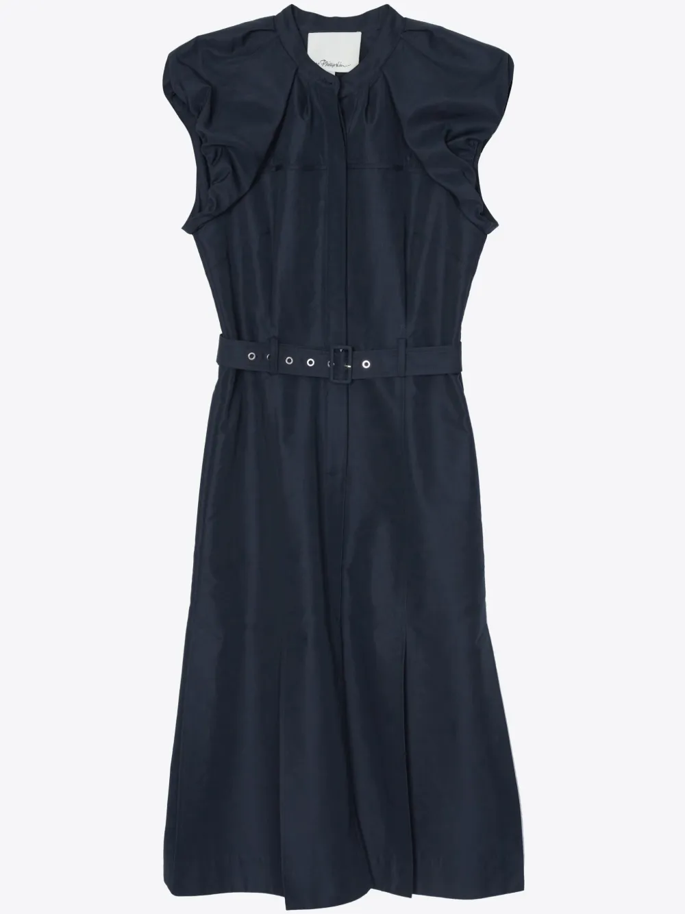 poplin midi dress