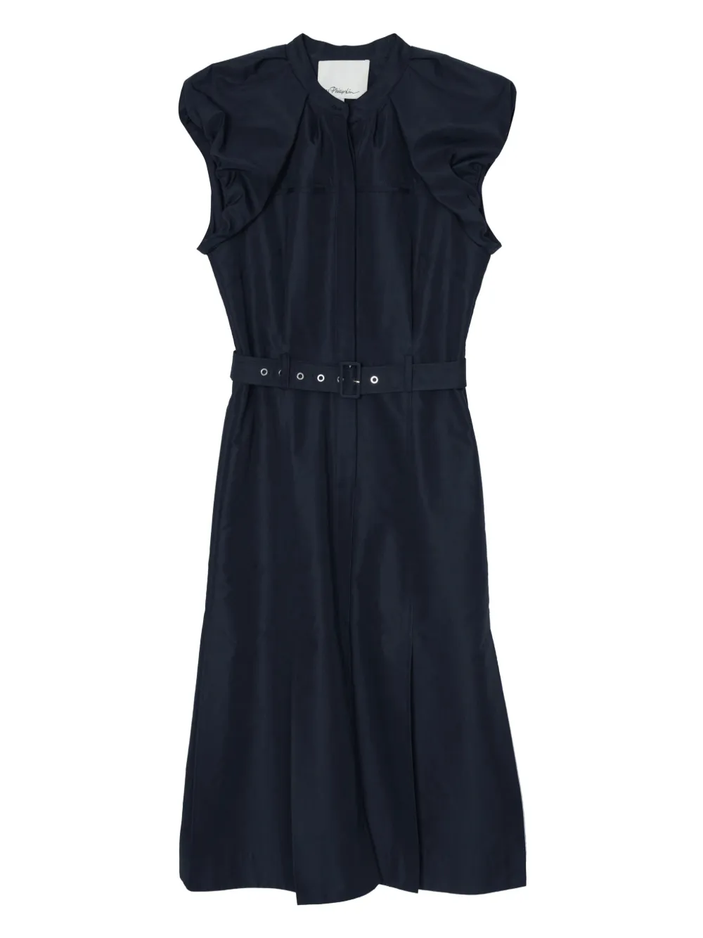 poplin midi dress