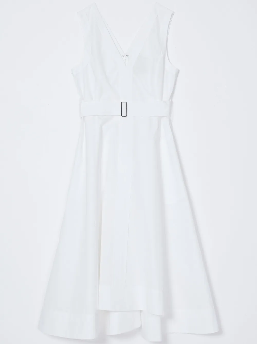 poplin midi dress