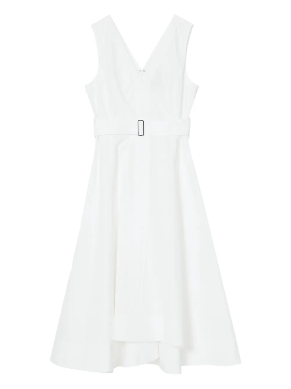 poplin midi dress