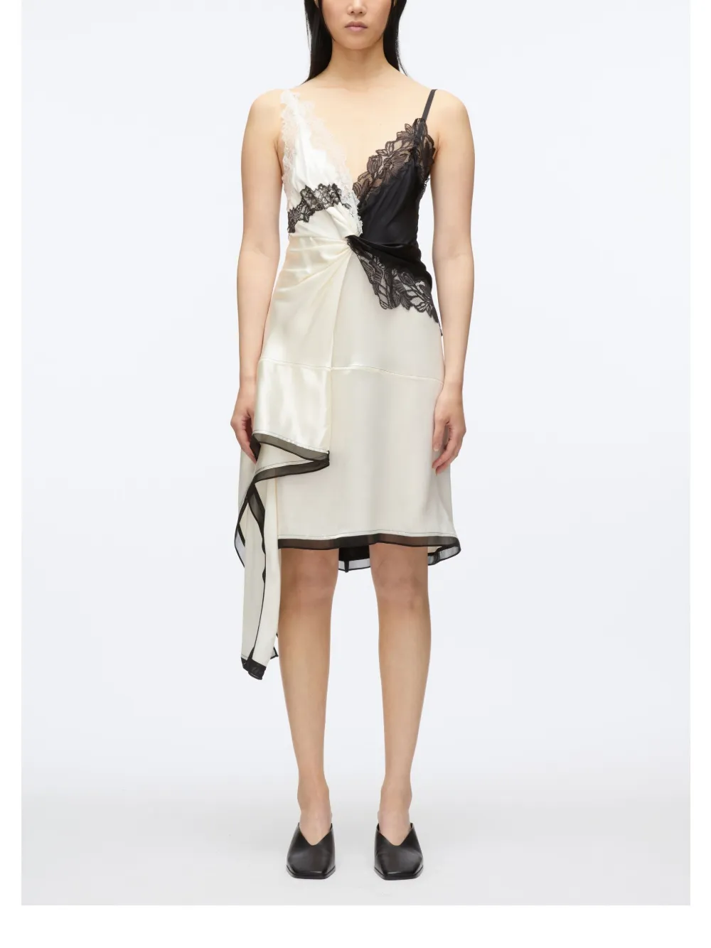 Shop 3.1 Phillip Lim Asymmetric Slip Dress In White