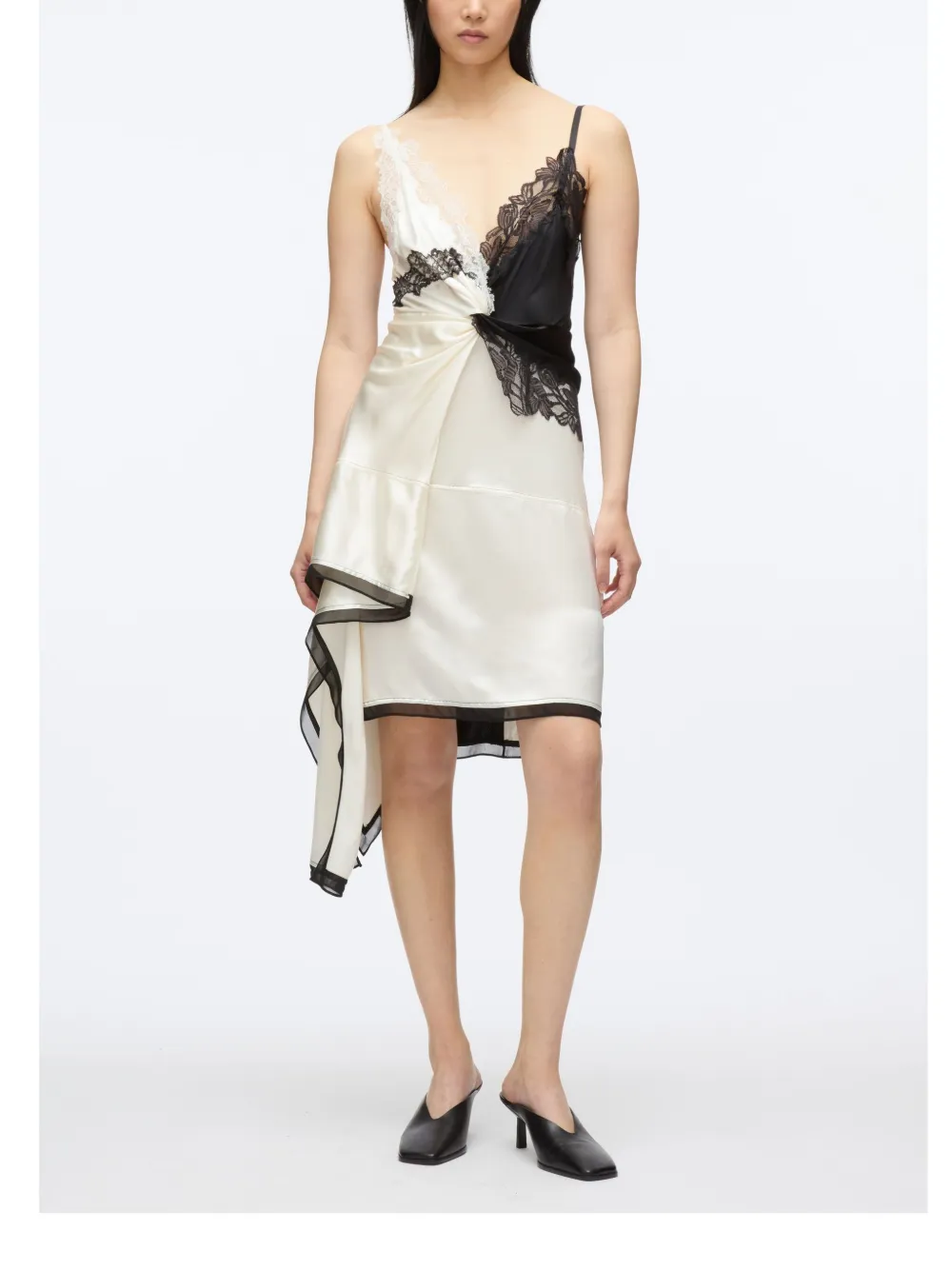 Shop 3.1 Phillip Lim Asymmetric Slip Dress In White