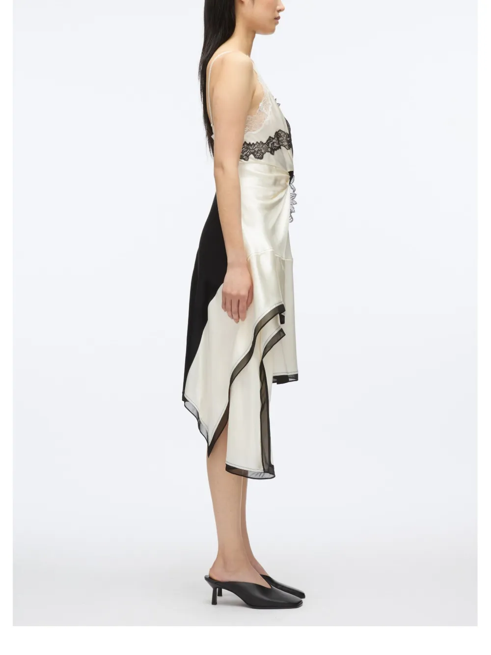 Shop 3.1 Phillip Lim Asymmetric Slip Dress In White