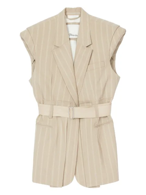 3.1 Phillip Lim chaleco con motivo de rayas