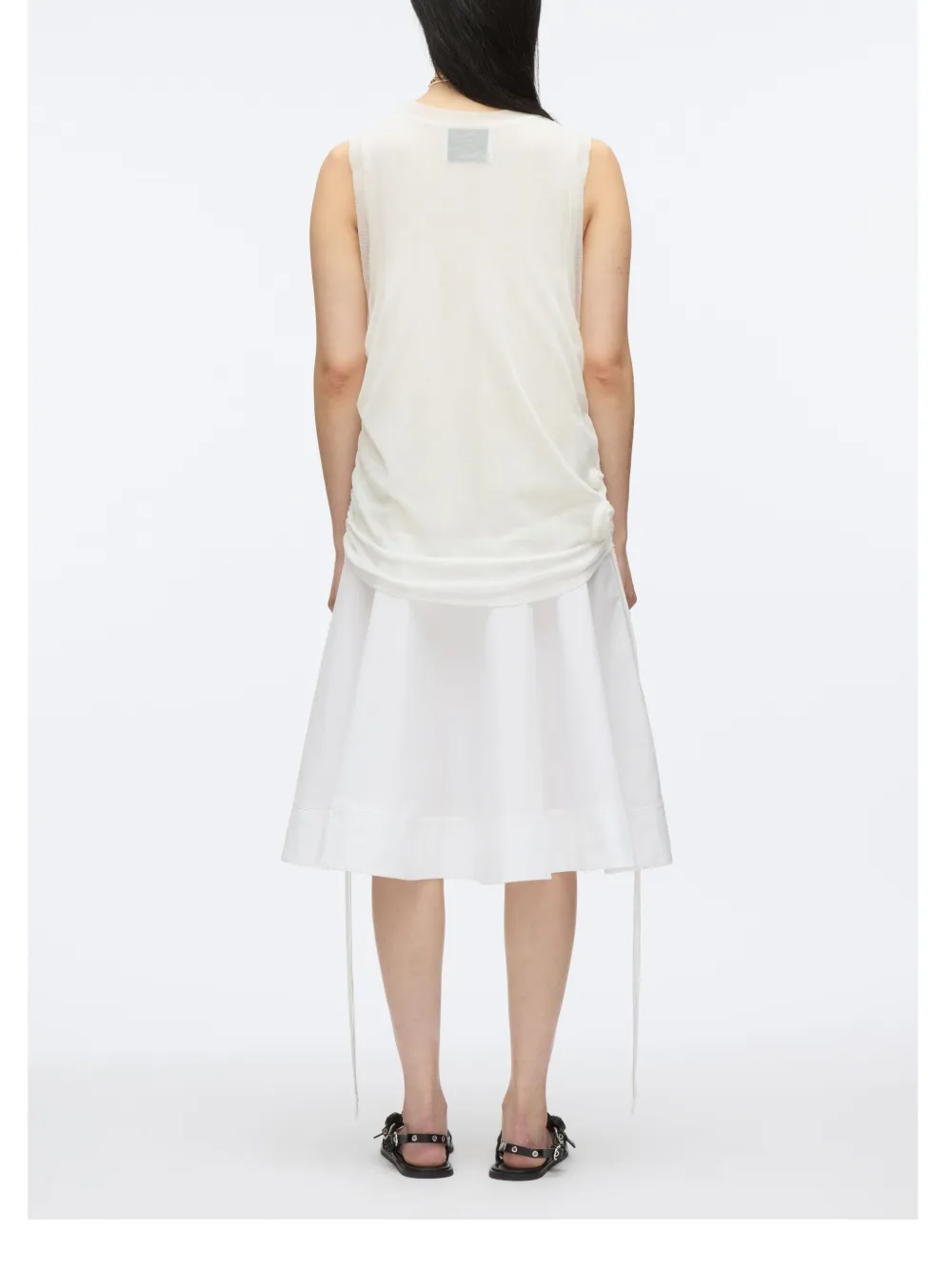 Shop 3.1 Phillip Lim Floral-appliqué Midi Dress In White