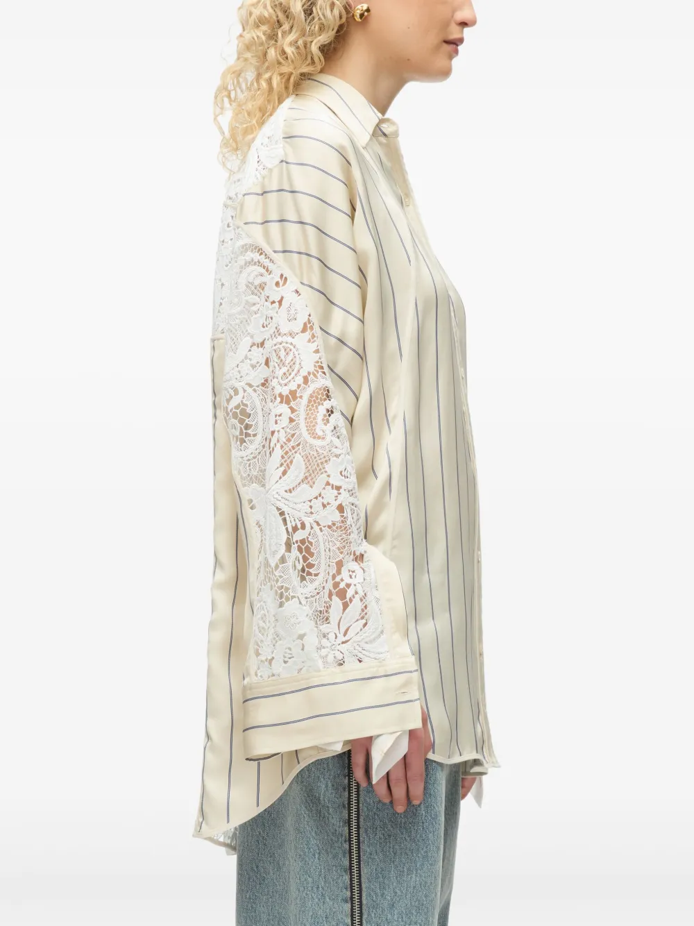 3.1 Phillip Lim Gestreept blouse Wit