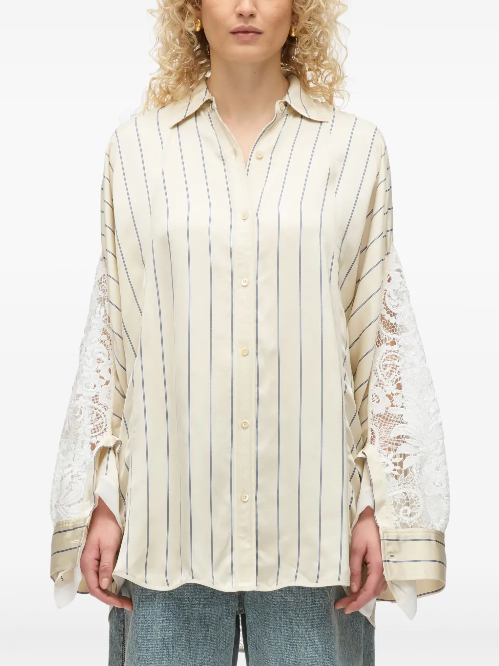 3.1 Phillip Lim Gestreept blouse Wit
