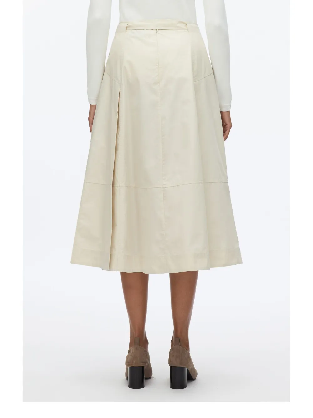 3.1 Phillip Lim Midi-plooirok Beige